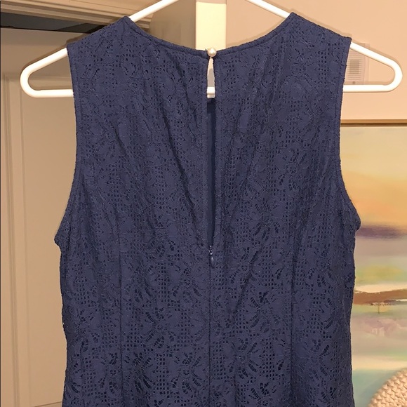 Gorgeous Karl Lagerfeld Navy Lace Dress - Picture 5 of 6